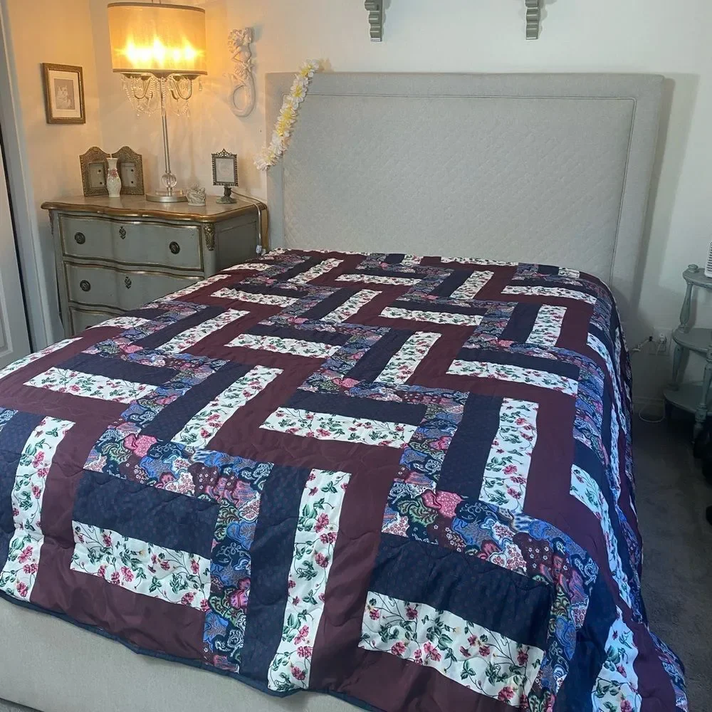 Bed Bath & Beyond vibrant patchwork